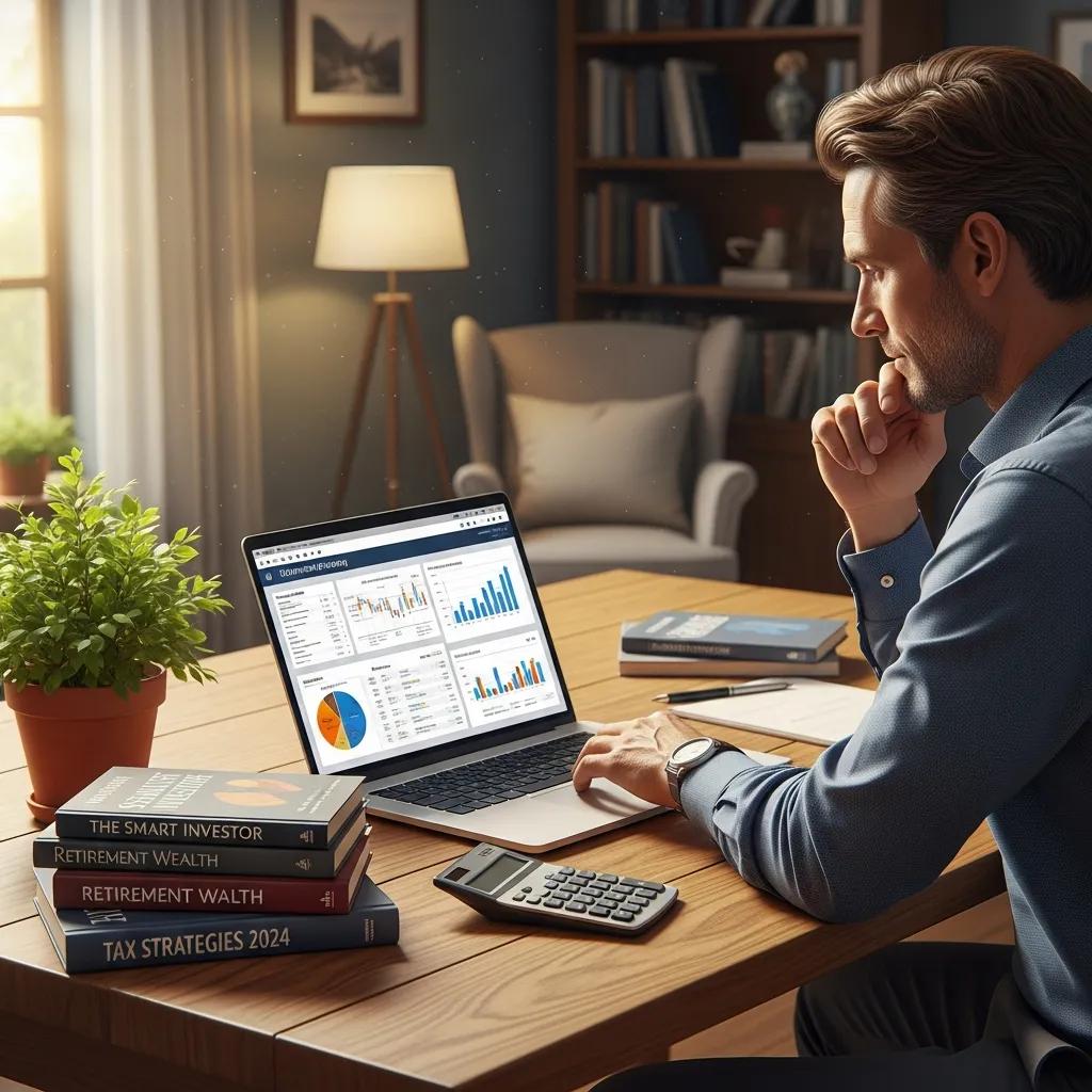 Executive analyzing tax-efficient pension planning strategies