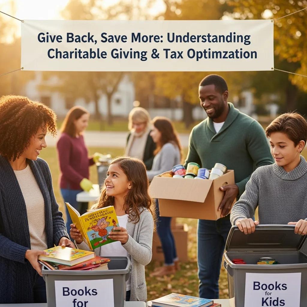 Family participating in charitable activities, illustrating the concept of maximizing tax deductions through charitable giving